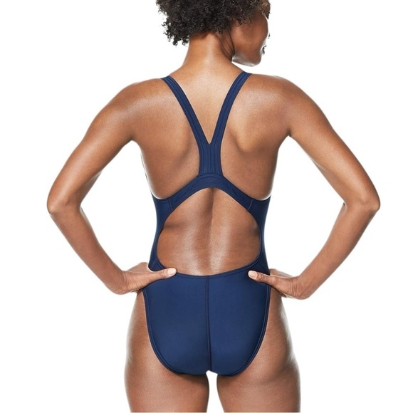 🌻NEW Speedo Competitive Blue1-Piece ProLT Super Pro Swimsuit Women Size 10/36 - Picture 5 of 11